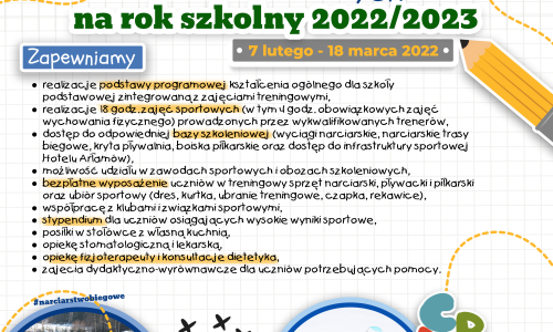 Rekrutacja do Szkoły Mistrzostwa Sportowego